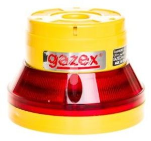 Gazex Sygnalizator optyczno-akustyczny 12V DC pulsacyjny LED czerwony 105/70dB IP54 (SL-32) 1