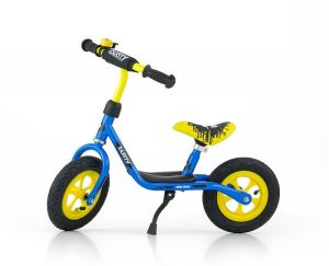 Milly Mally Rower biegowy Dusty 10'' niebiesko-żółty 1