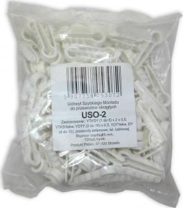 Opatówek Uchwyt montażowy Biały 100 sztuk  (14.1) 2