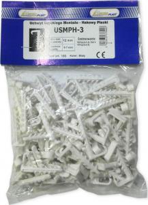 Opatówek Uchwyt montażowy Biały 100 sztuk  (16.9) 2