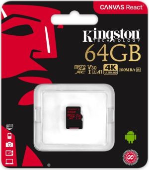 Karta Kingston MicroSDXC 64 GB  (SDCR/64GBSP                    ) 3