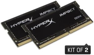 Pamięć do laptopa Kingston HyperX Impact SODIMM DDR4 2x16GB, 2933MHz, CL17 (HX429S17IBK2/32) 1