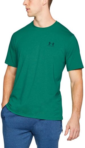 Under Armour Koszulka męska Sportstyle Left Chest Logo T-Shirt Course Green r. L (1257616619) 1