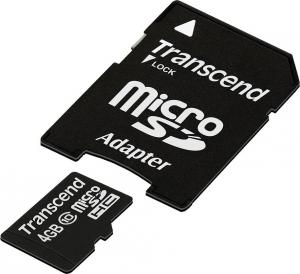 Karta Transcend MicroSDHC 4 GB Class 10 UHS-I  (TS4GUSDHC10) 2
