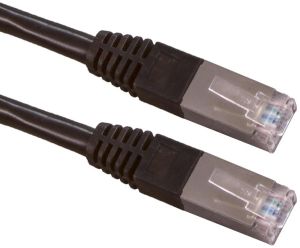 Esperanza RJ-45/RJ-45, kat.6, FTP, czarny, 0.5m (EB283K) 1