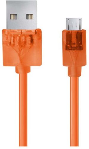 Kabel USB Esperanza Wtyczka prosta USB-A - 1.5 m Pomarańczowy (EB185O - 5901299919828) 1