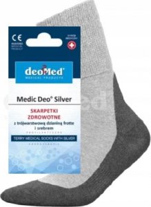 JJW Podkolanówki MEDIC DEO LONG pop.-szary 38-40 *) 2