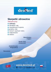 JJW Podkolanówki MEDIC DEO LONG pop.-szary 38-40 *) 7