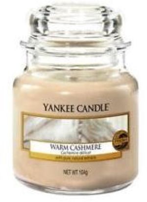 Yankee Candle Small Jar mała świeczka zapachowa Warm Cashmere 104g 1