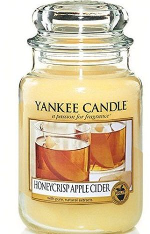 Yankee Candle Large Jar duża świeczka zapachowa Honeycrisp Apple Cider 623g 1
