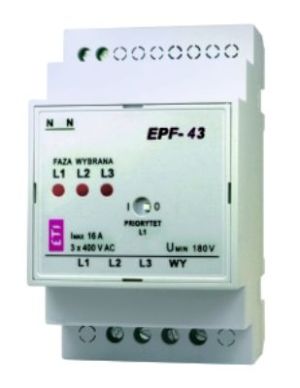 Eti-Polam Automatyczny przełącznik faz 16A 1Z EPF-43 (002470280) 1