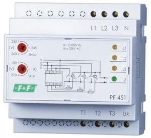 F&F Automatyczny przełącznik faz do współpracy ze stycznikami (PF-451) 1