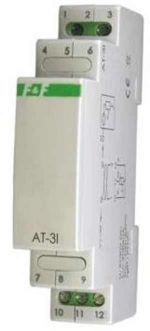 F&F Przetwornik temperatury analogowy 4-20mA bez sondy dla PT-100 (AT-3I) 1