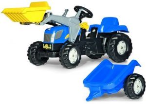 Rolly Toys Traktor New Holland z Łyżką i Przyczepą (5023929) 1