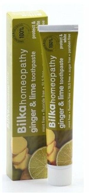 Bilka Homeopathy NATURAL pasta do zębów Ginger and Lime 1