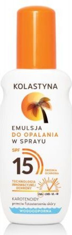 Kolastyna Emulsja do opalania SPF15 Spray 150ml 1