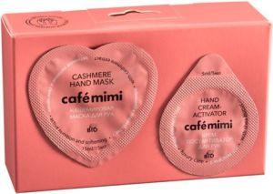 Cafe Mimi Zestaw 2-etapowy do rąk odżywiający Cashmere (maseczka 15ml+krem 5ml) 1
