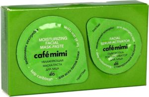 Cafe Mimi Zestaw 2-etapowy do twarzy nawilżający (maseczka 15ml+serum-aktywator 5ml) 1