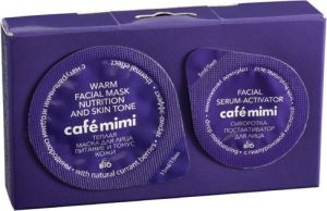 Cafe Mimi Zestaw 2-etapowy do twarzy rozgrzewając-odżywiający (maseczka 15ml+serum-aktywator 5ml) 1