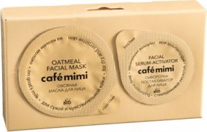 Cafe Mimi Zestaw 2-etapowy do twarzy Skóra sucha i wrażliwa (maseczka 15ml+serum-aktywator 5ml) 1