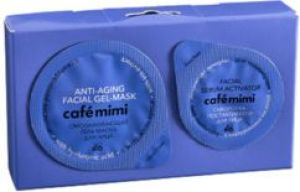 Cafe Mimi Zestaw 2-etapowy do twarzy odmładzający (maseczka 15ml+serum-aktywator 5ml) 1