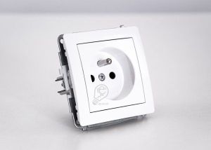 Karlik Mechanizm gniazda pojedynczego z uziemieniem 2P+Z (DGP-1z) 2