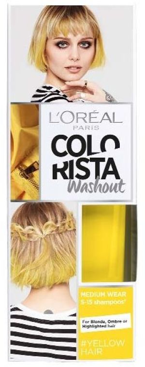 L’Oreal Paris Colorista Washout zmywalna farba do włosów Yellow Hair 80ml 1