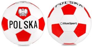 Piłka nożna Max Sport - Polska, biało-czerwona 2 (274442) 1