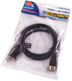 Kabel Esperanza HDMI - HDMI 1.5m czarny (EB186 - 5901299947579) 3