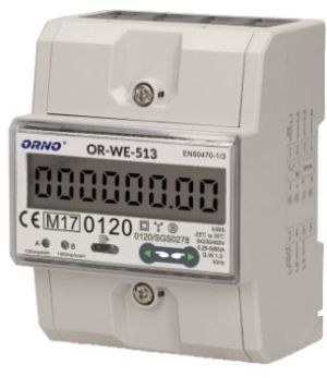 Orno Licznik energii elektrycznej 3-fazowy MID 80A (OR-WE-513) 1