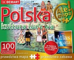 Demart Puzzle: Polska-kultura ludowa+atlas 1