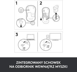 Mysz Logitech M185 Szara (910-002238) 12