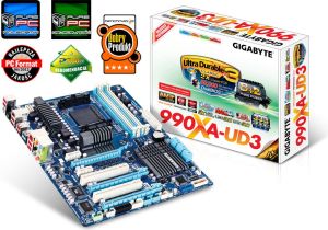 Płyta główna Gigabyte GA-990XA-UD3, 990X, DualDDR3-1866, 6xSATA3, IEEE, ATX (GA-990XA-UD3) 1