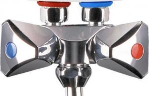 Bateria prysznicowa Kospel Bateria KOSPEL chrom do podgrzewacza EPS/EPJ/EPJ.PU bez wylewki (TWISTER) - BATERIA.EPS/EPJ/EPJ.PU.PL 1