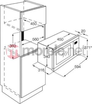 Kuchenka mikrofalowa AEG MC1763EM 2