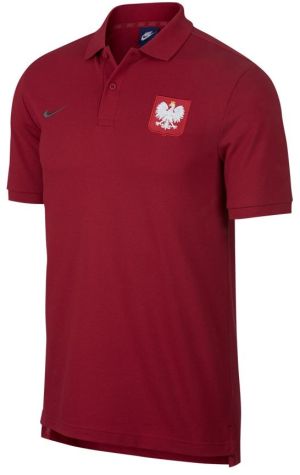 Nike Koszulka piłkarska Reprezentacji Polski Polo czerwona r. S (891482-608) 1