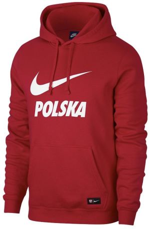Nike Bluza piłkarska Polska Hoodie Core czerwona r. XL (891719-608) 1