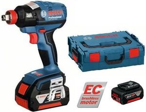 Klucz udarowy Bosch KLUCZ UDAROWY AKUMULATOROWY 1/2+1/4'''' GDX 18V V-EC 2*5.0AH [jm.SZT] - B 6019B9107 1