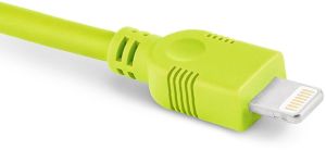 Kabel USB eXc  lightning Whippy, 0,9m, zielony 1