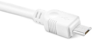 Kabel USB eXc  micro USB 2.0 do USB-C Whippy, 0,9m, biały 1