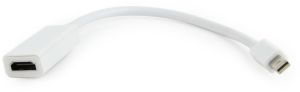 Adapter AV Gembird DisplayPort Mini - HDMI biały (A-MDPM-HDMIF-02-W) 3