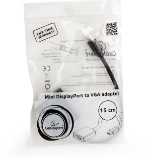 Adapter AV Gembird DisplayPort Mini - D-Sub (VGA) biały (A-MDPM-VGAF-02-W) 2