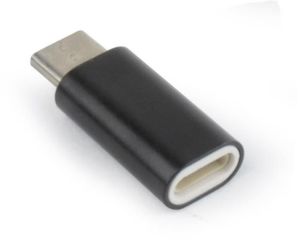 Adapter USB Gembird A-USB-CM8PF-01 Lightning - USB-C Czarny  (A-USB-CM8PF-01) 1