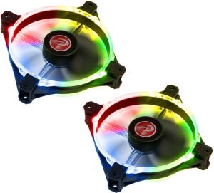 Wentylator Raijintek Macula 12 Rainbow RGB-LED 2-pack (0R400058) 1