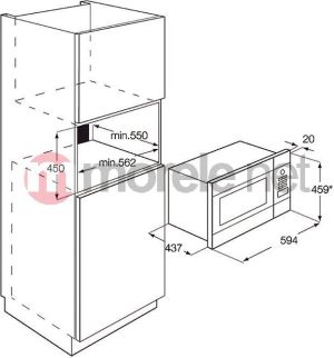 Kuchenka mikrofalowa AEG MC2664EM 2