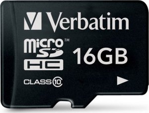 Karta Verbatim MicroSDHC 16 GB Class 10  (44010) 1