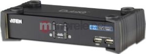 Przełącznik Aten Przełącznik KVMP USB DVI/Audio CS-1762A 1