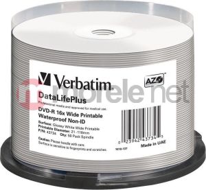 Verbatim DVD-R 4.7 GB 16x 50 sztuk (43734) 1