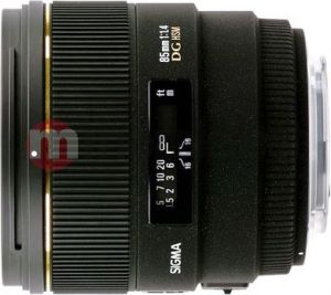 Obiektyw Sigma 85mm f/1.4 EX DG HSM (Canon) 1