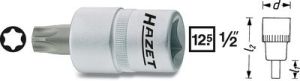 Hazet 992-T45 1pcs nut driver bit - Socket - 1265508 1
